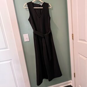 Free Assembly Black Jumpsuit with Tie - Medium